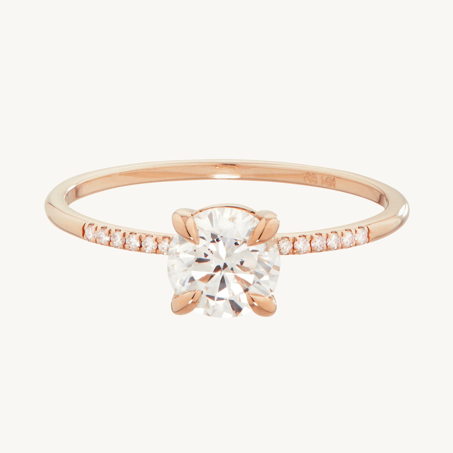 The Swan Solitaire Supreme Lab-Grown Diamond Ring