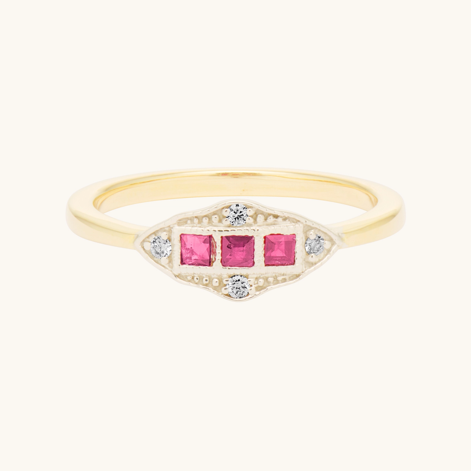 Machine Age Ruby Ring - Image 5