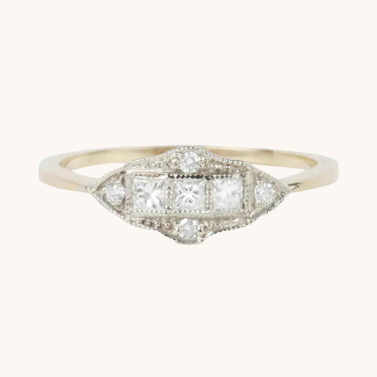 Machine Age Diamond Ring