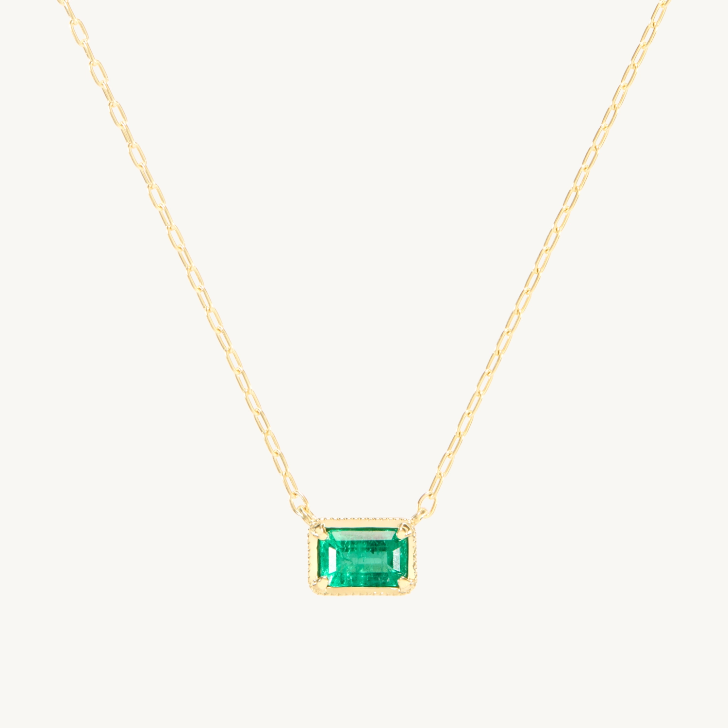 Leone Necklace, Emerald - Image 7