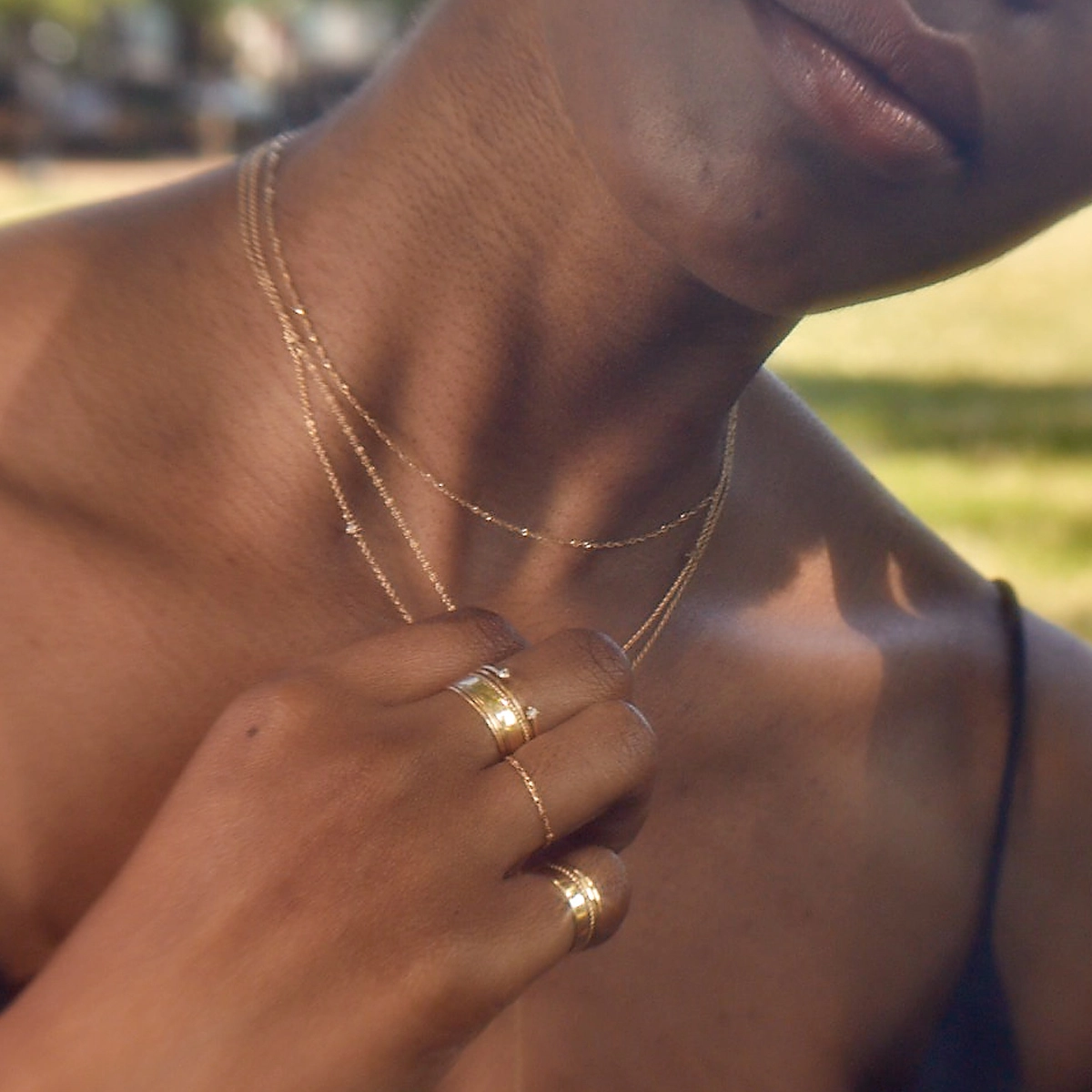 Sweet Nothing Gold Chain Ring - Image 7