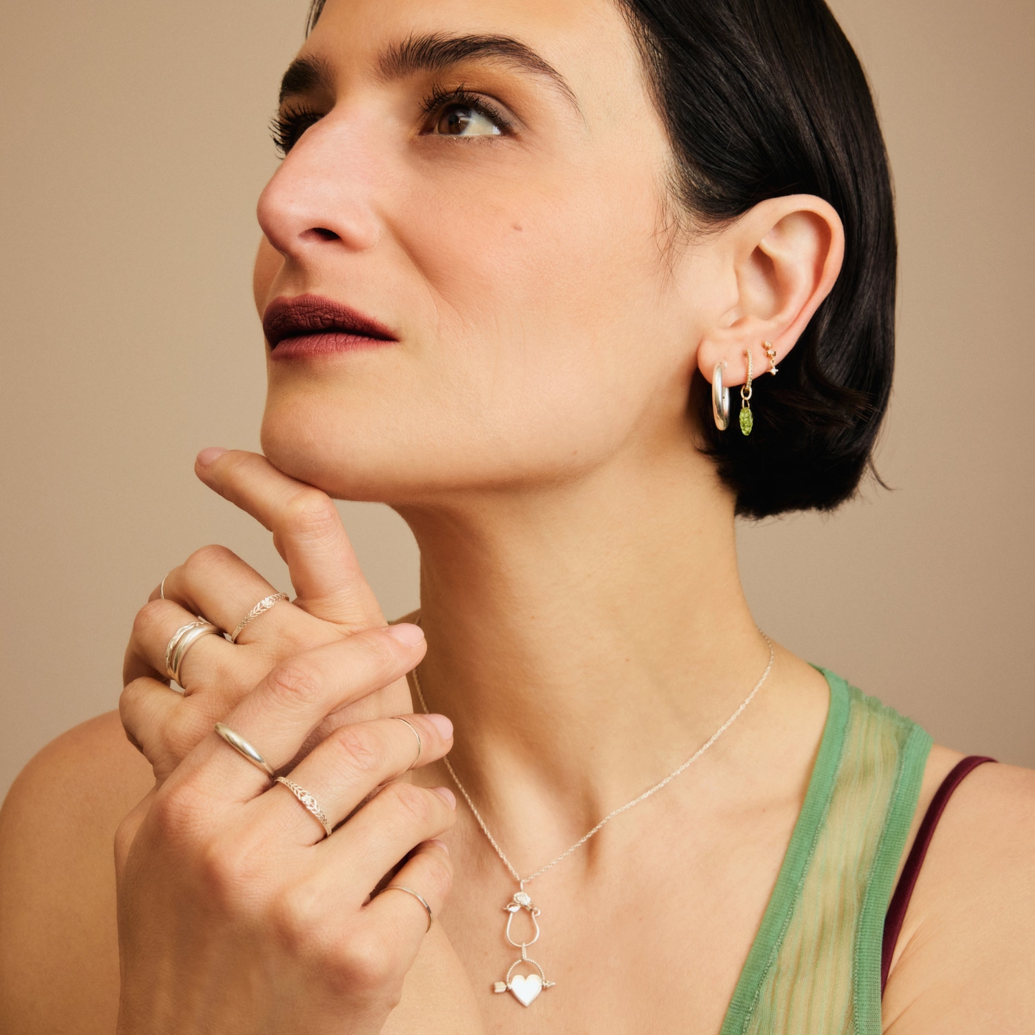 Alternative view of Little Blossom Silver Ring