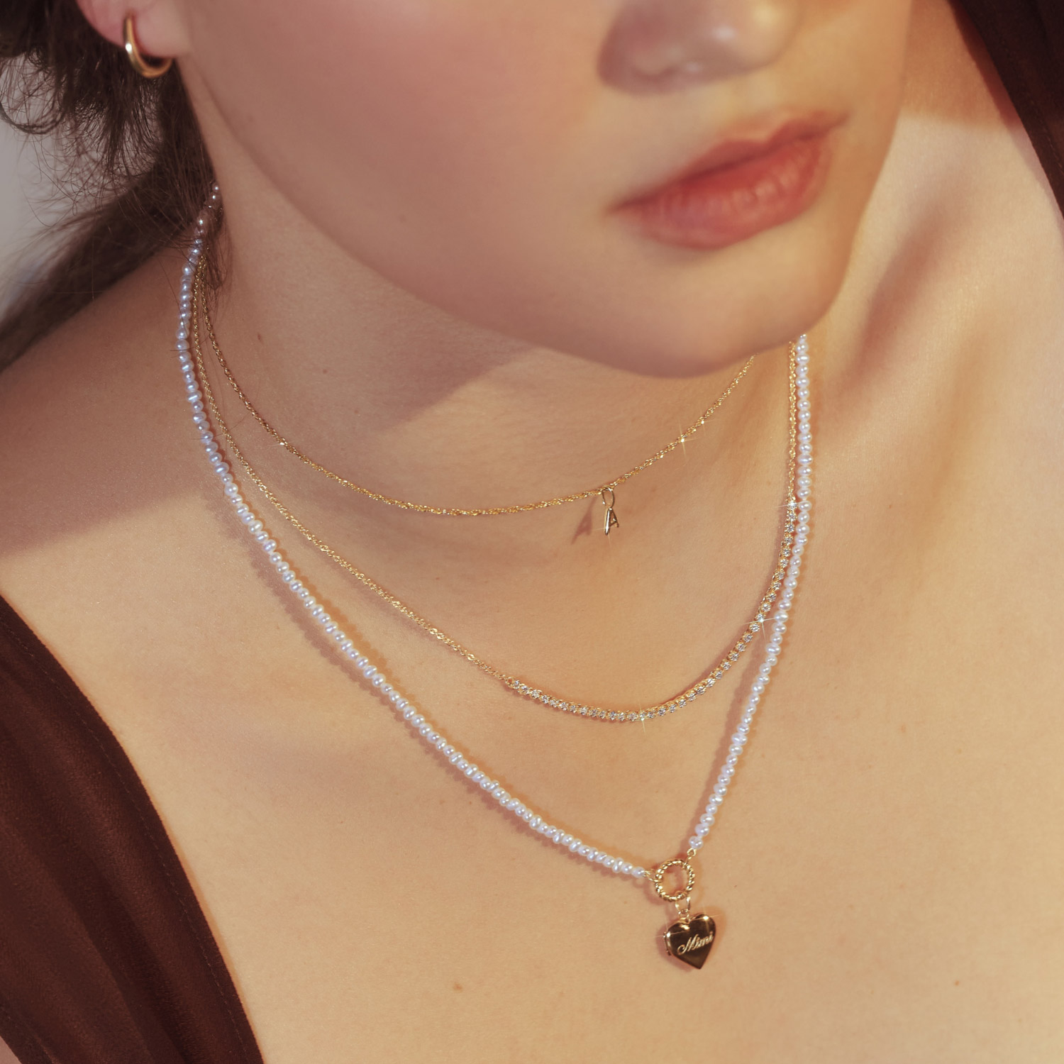 Pasta Letter Gold Charm - Image 9