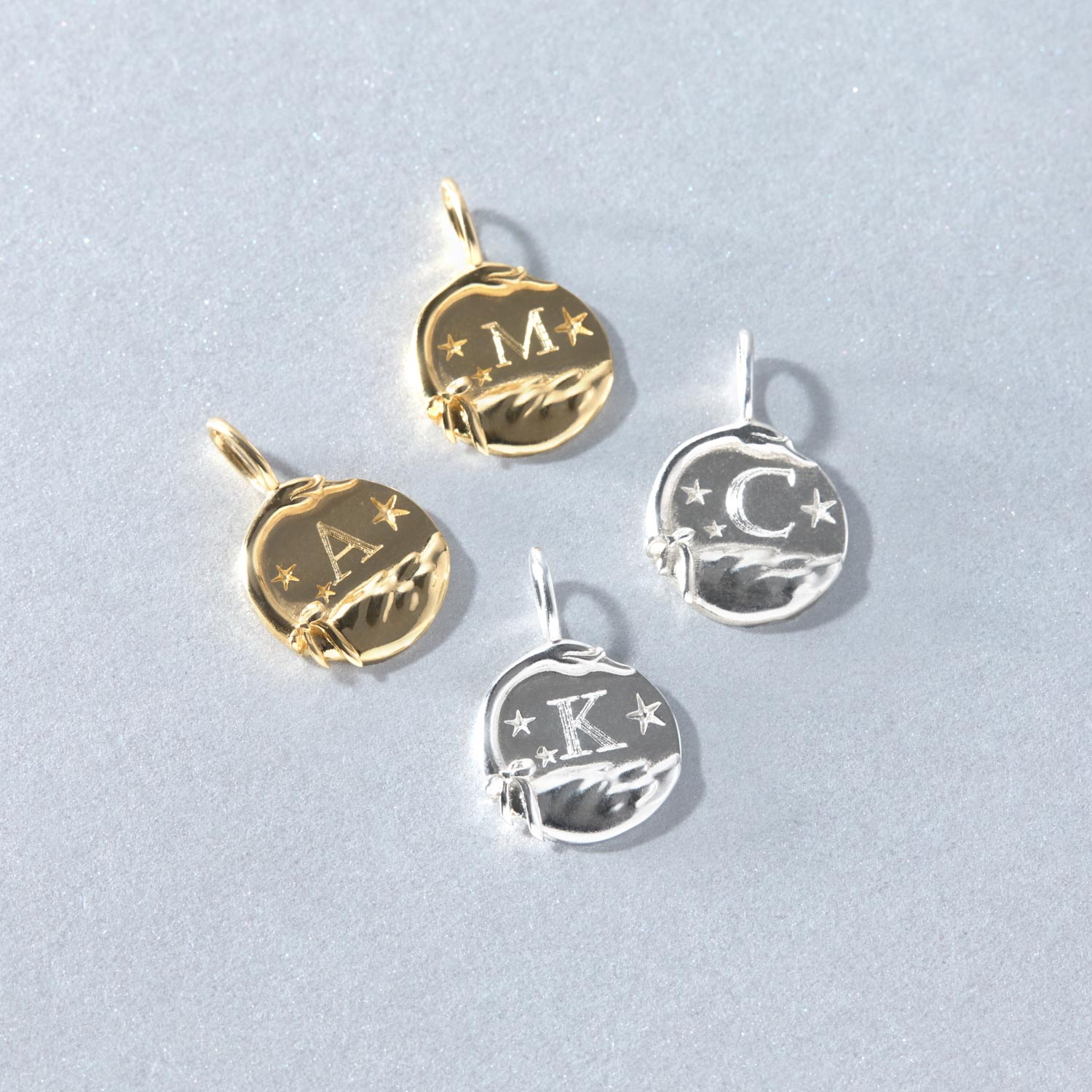Dear Swan Engravable Charm, Yellow Gold - Image 9