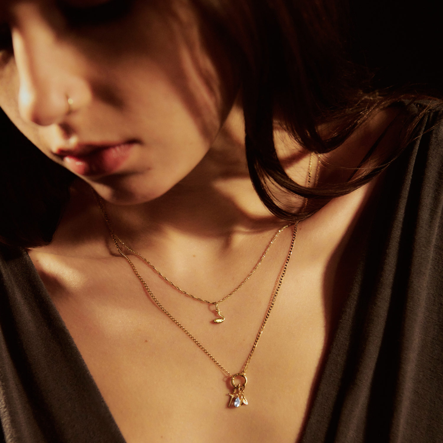 Tiniest Tender Touches Gold Dagger Charm - Image 3