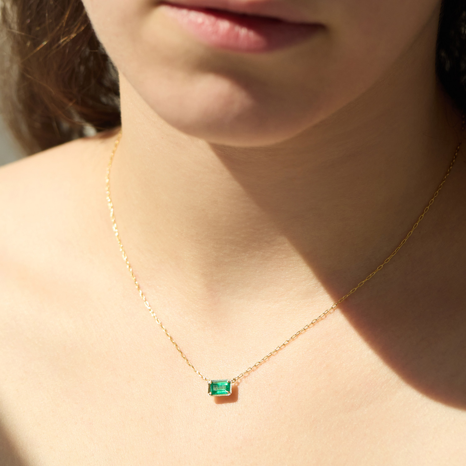 Leone Necklace, Emerald - Image 3