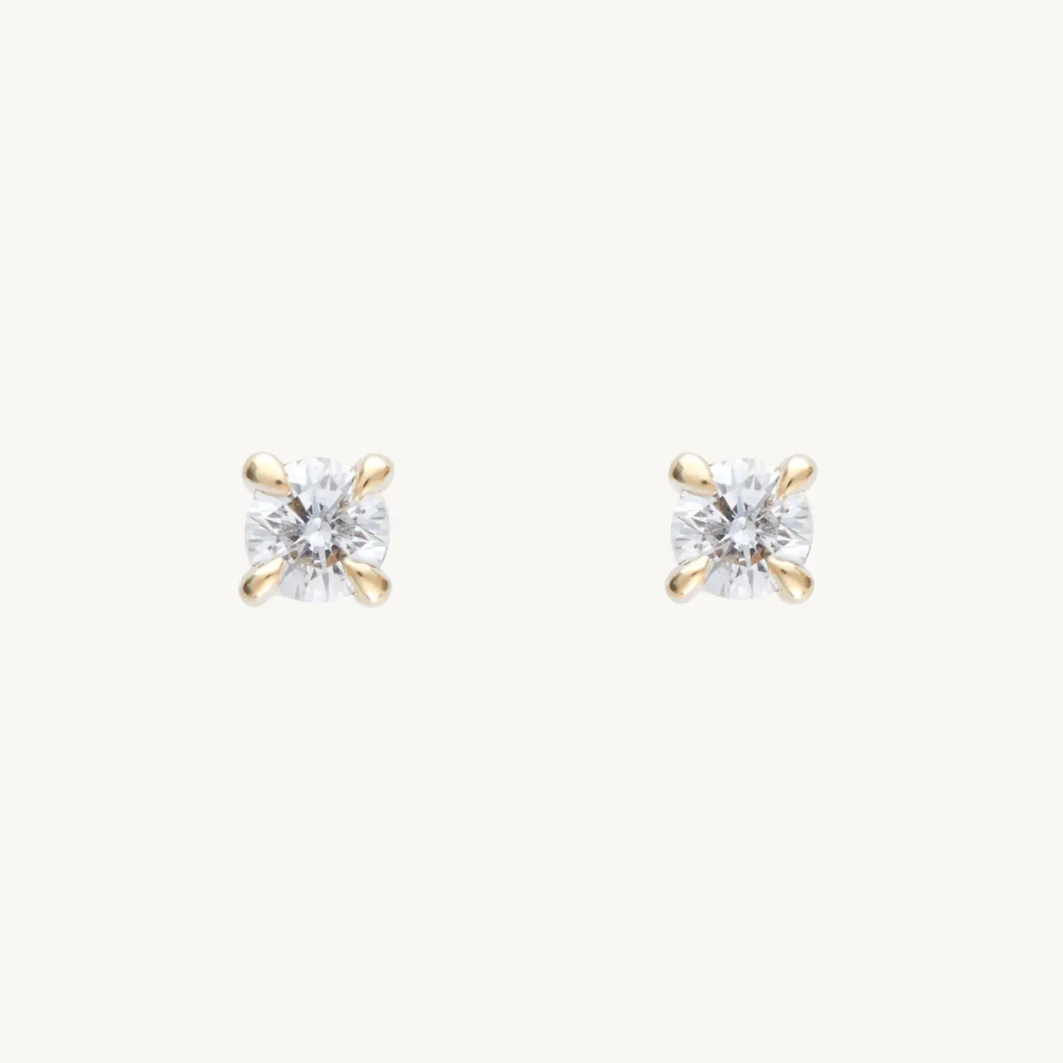 Angel Hair Diamond Stud Earrings, Sparkler (single)