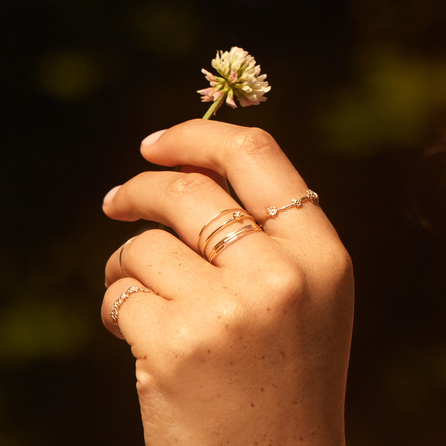 Flower Garland Ring, Petite - Image 8