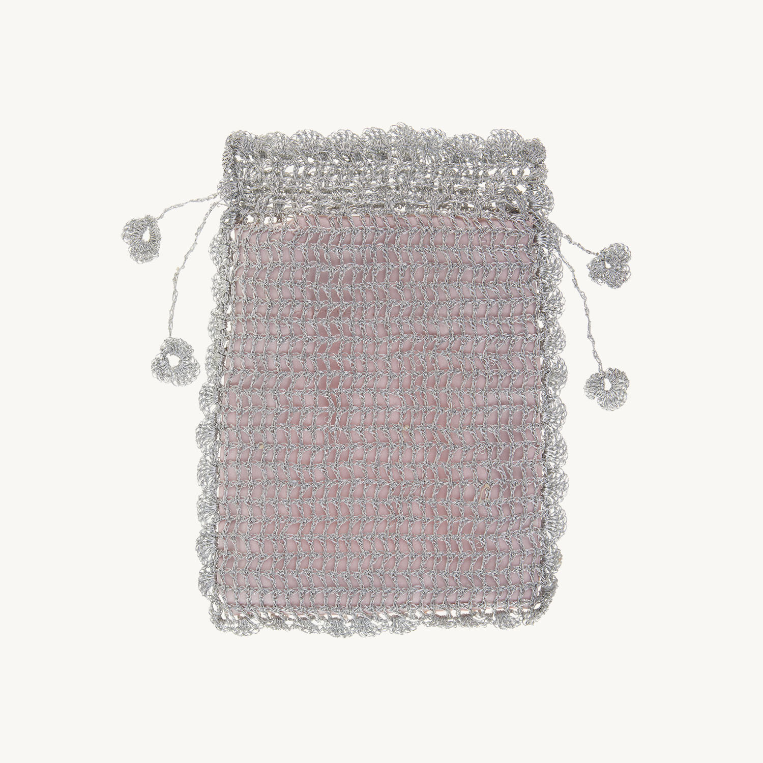 Evening Pouch, Silver - Image 8
