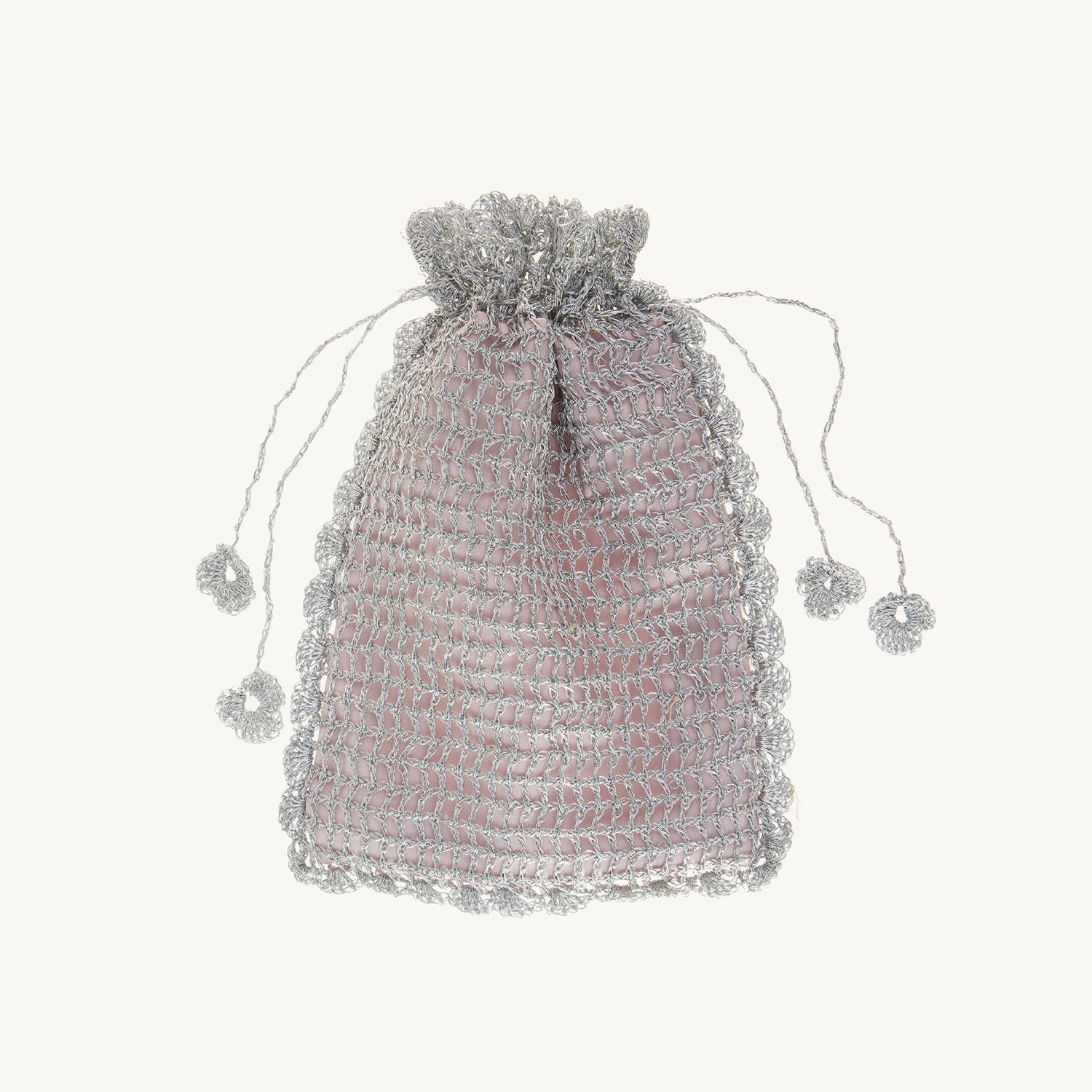 Evening Pouch, Silver - Image 9