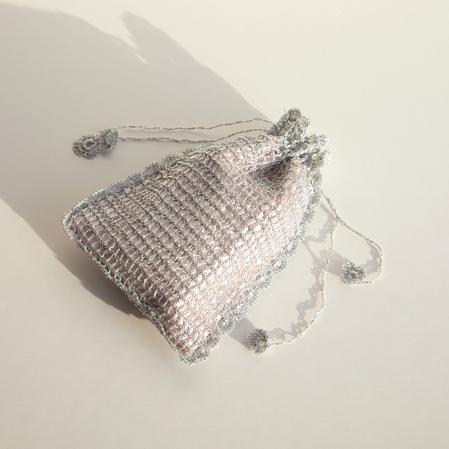 Evening Pouch, Silver - Image 5