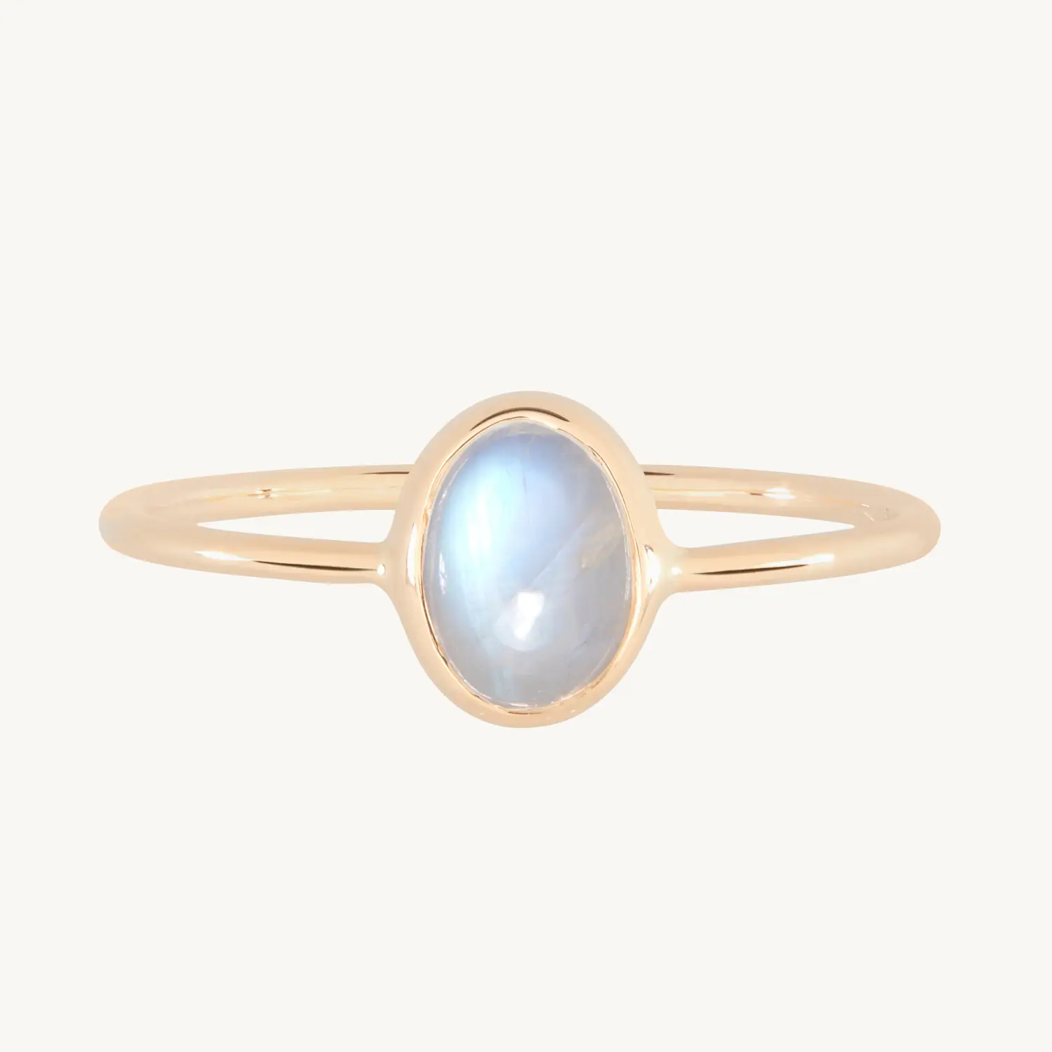 Oval Moonstone Ring