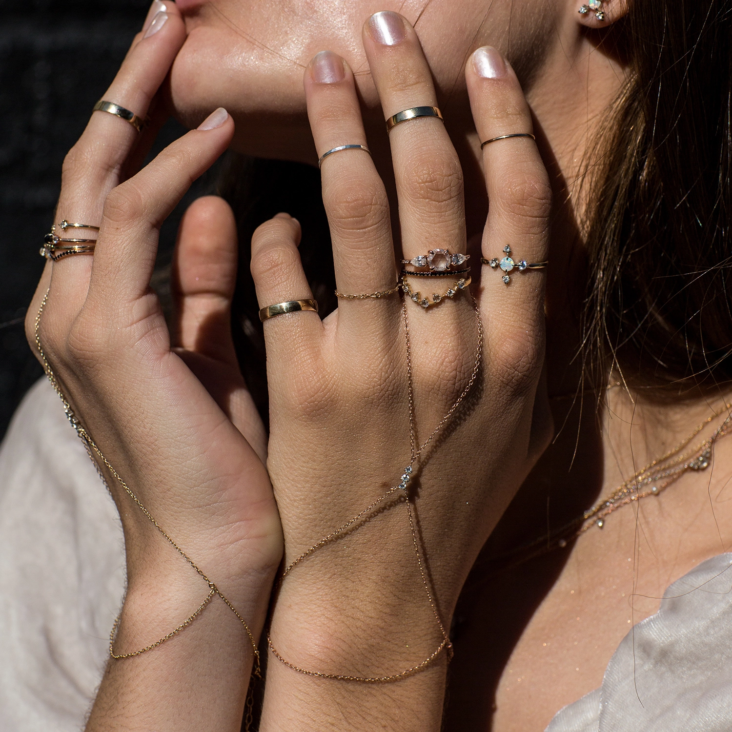 Classic Hammered Ring, Silver - Image 7
