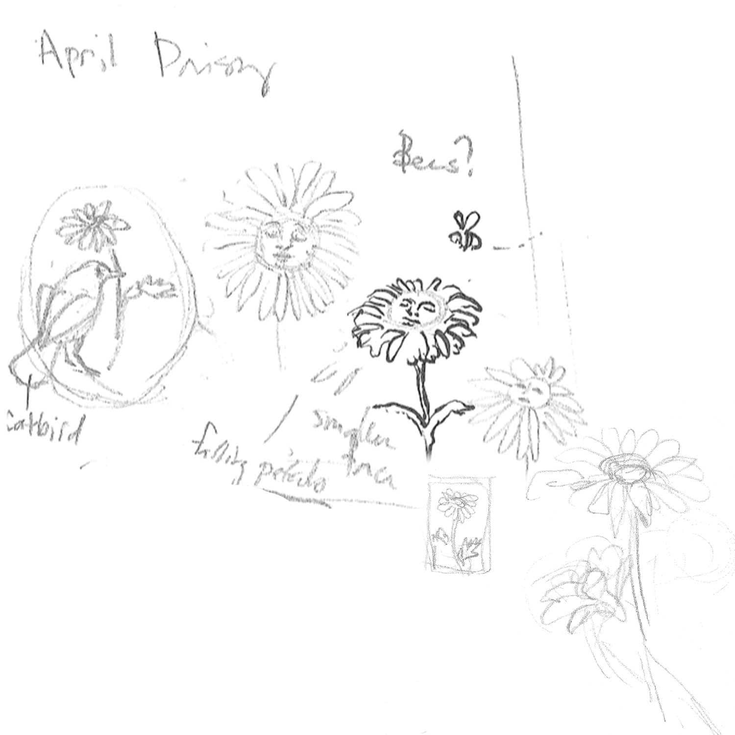 Daisy Poem Charm, April - Image 12