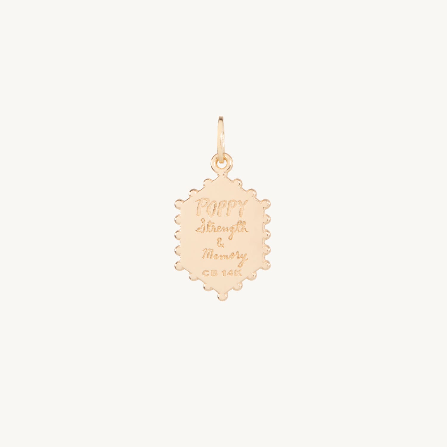 Alternative view of Poppy Poem Charm, August
