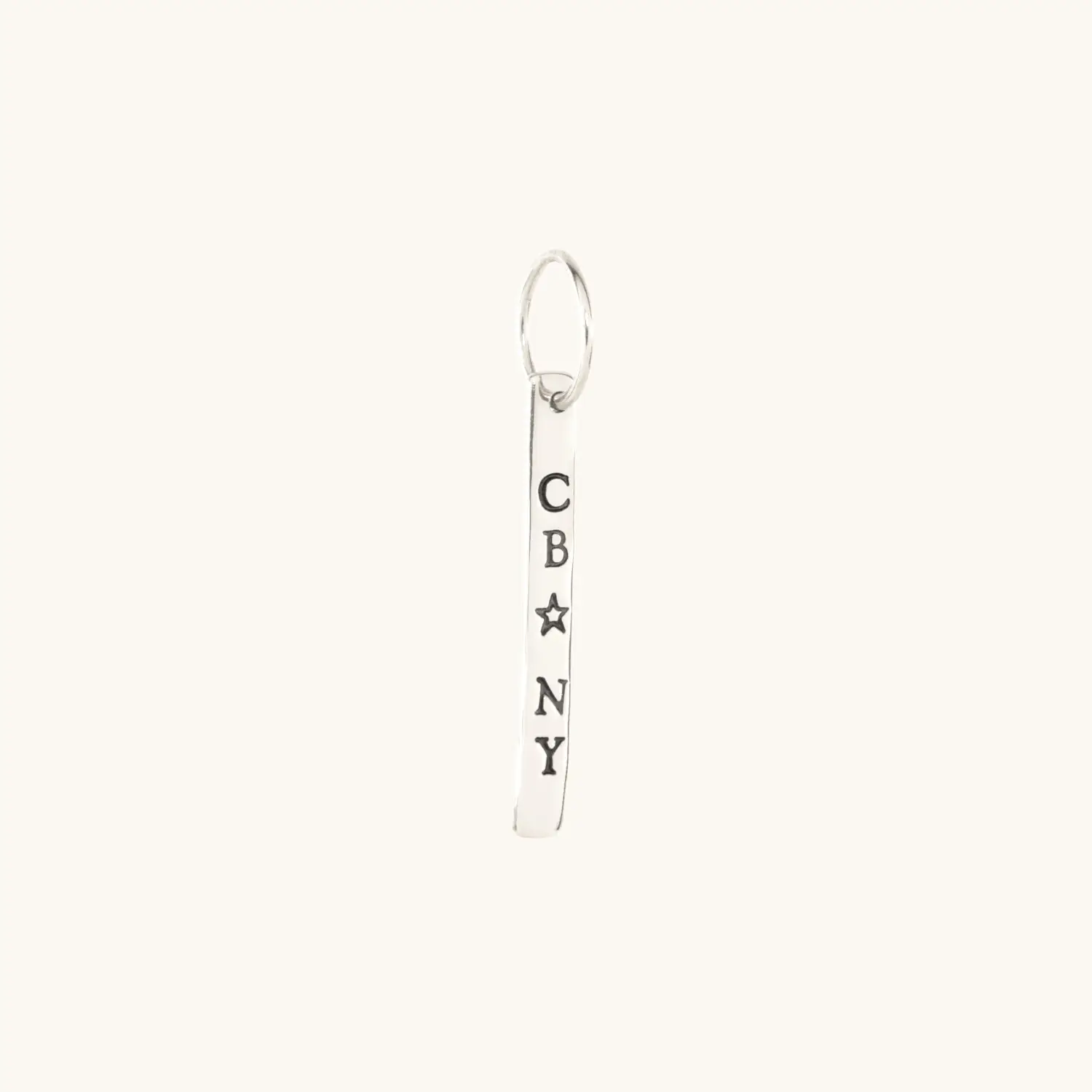 Alternative view of Silver Custom Famous Letter Charm
