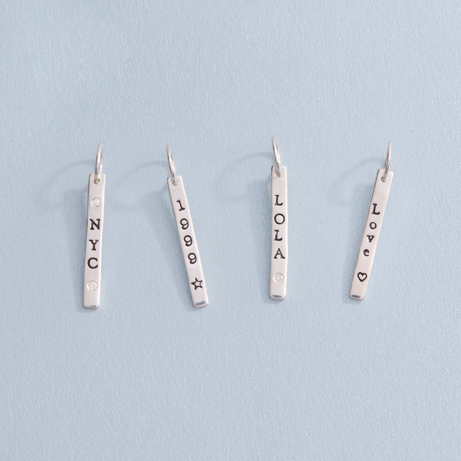 Silver Custom Famous Letter Charm - Image 5