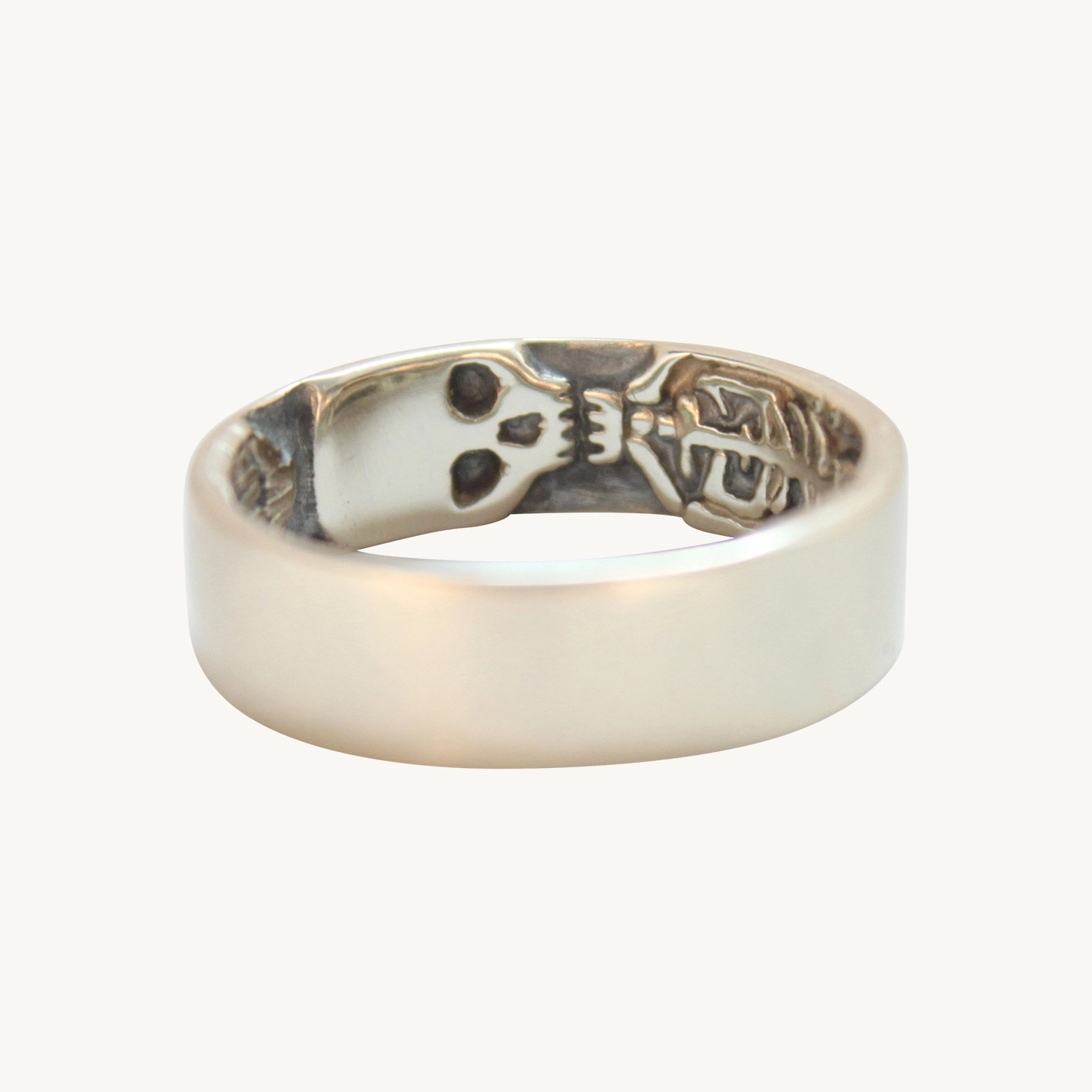 Skeleton Band Memento Mori Ring - Image 9