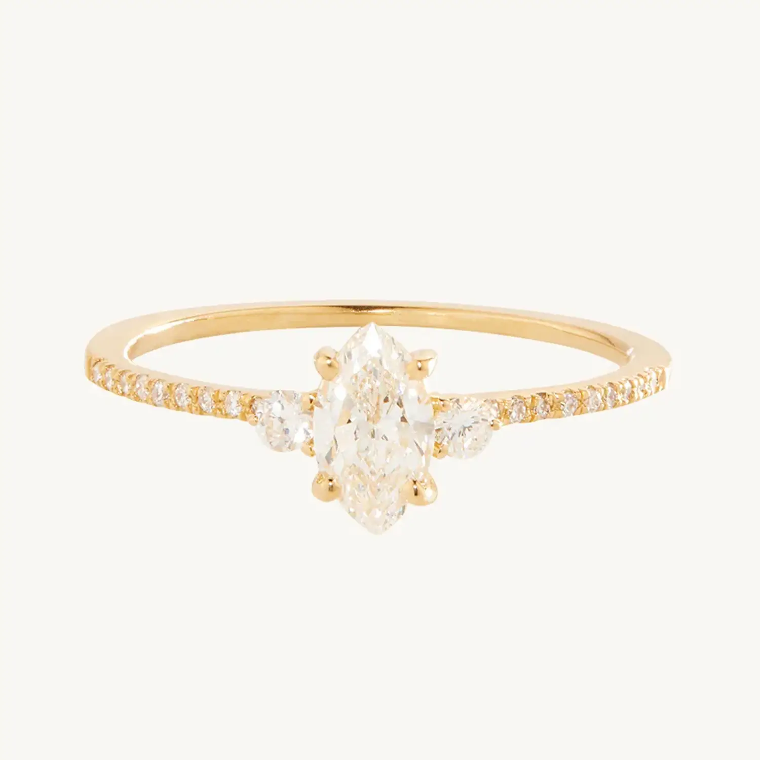 Coralie Solitaire Diamond Ring