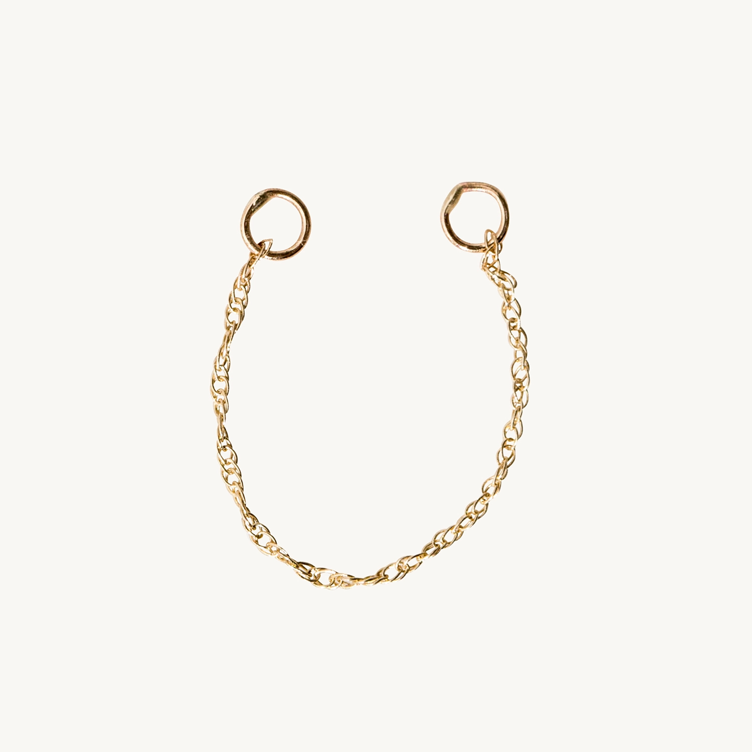 The Claribel Gold Earring Chain (Single) - Image 9