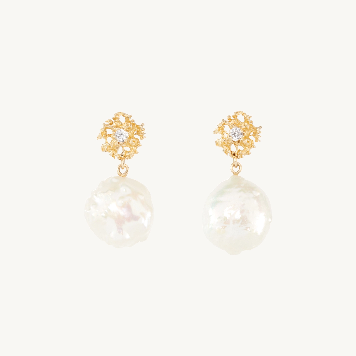 Star Lace Pearl Earrings (Pair) - Image 7