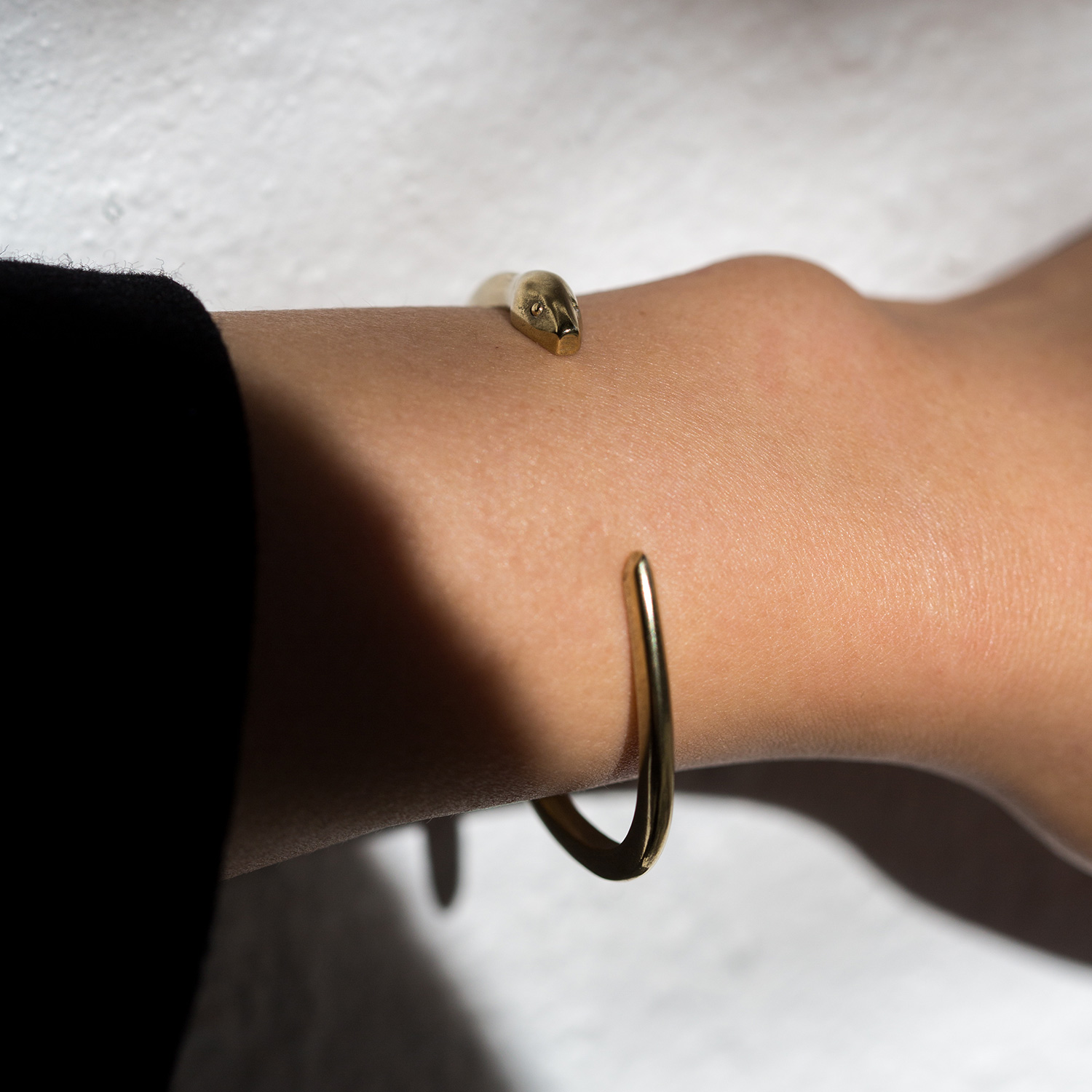 Brass Snake Cuff - Image 9