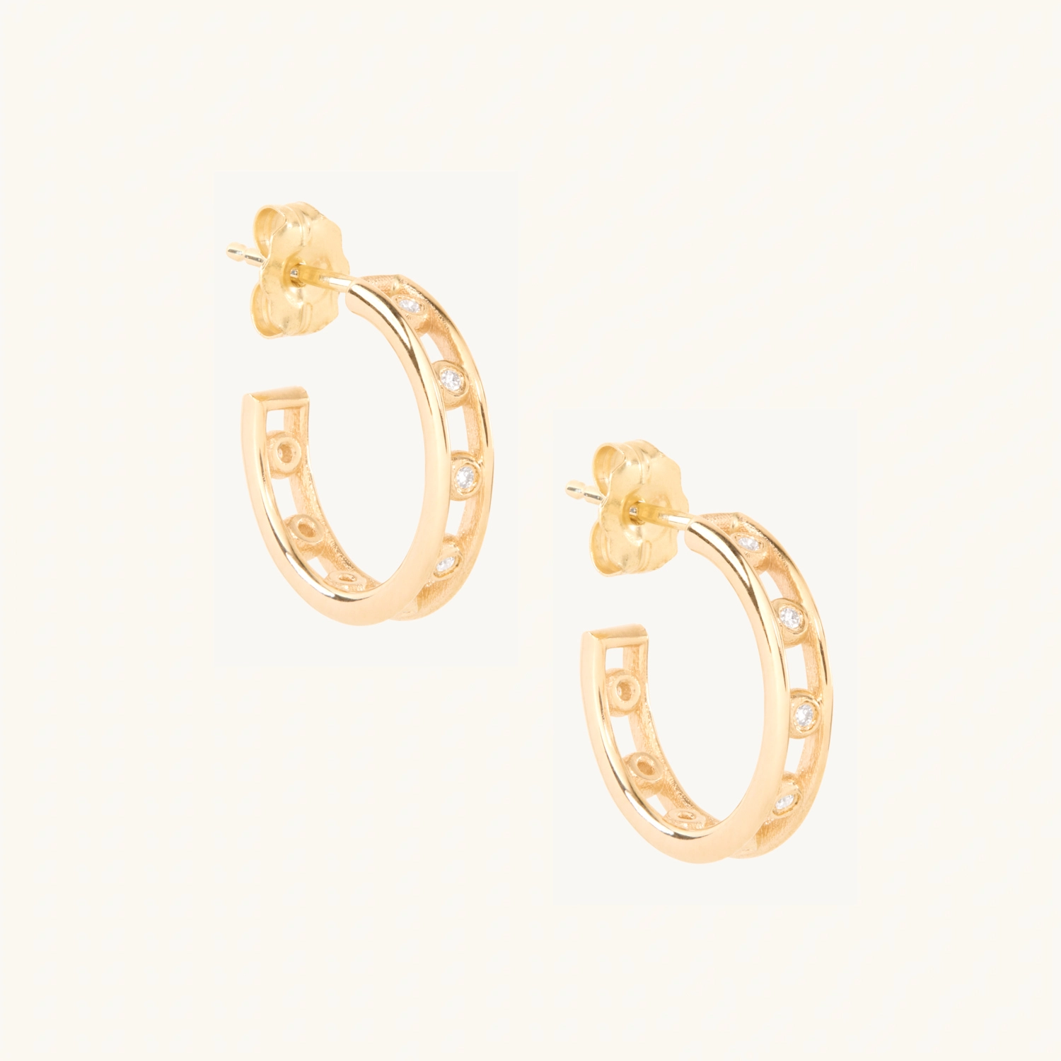 Diamond Clio Huggies (pair) - Image 5