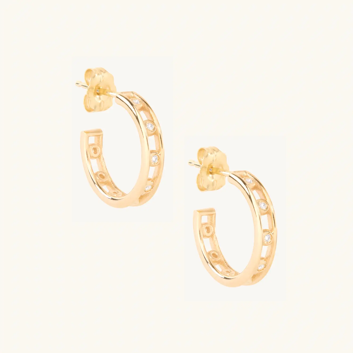 Diamond Clio Huggies (pair)