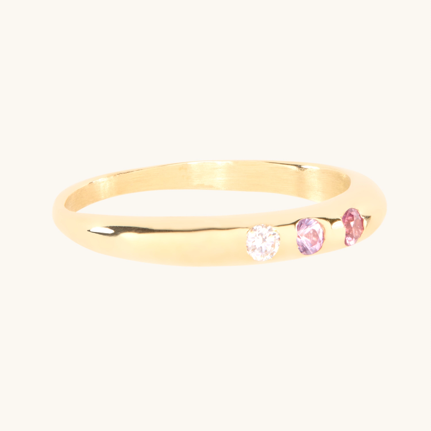 Gradient Barnes Ring, Pink Sapphire - Image 3