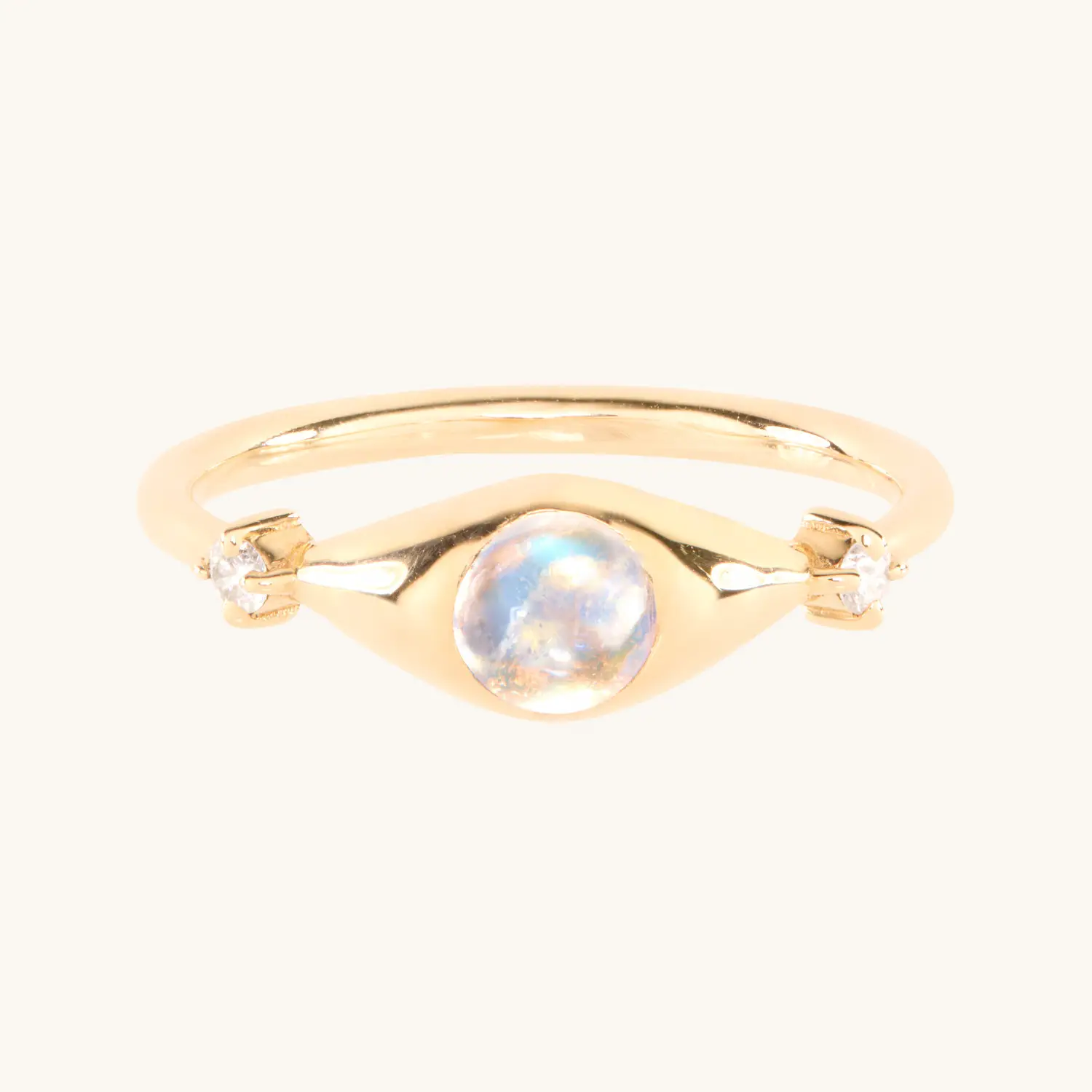 Moondrop Moonstone Ring