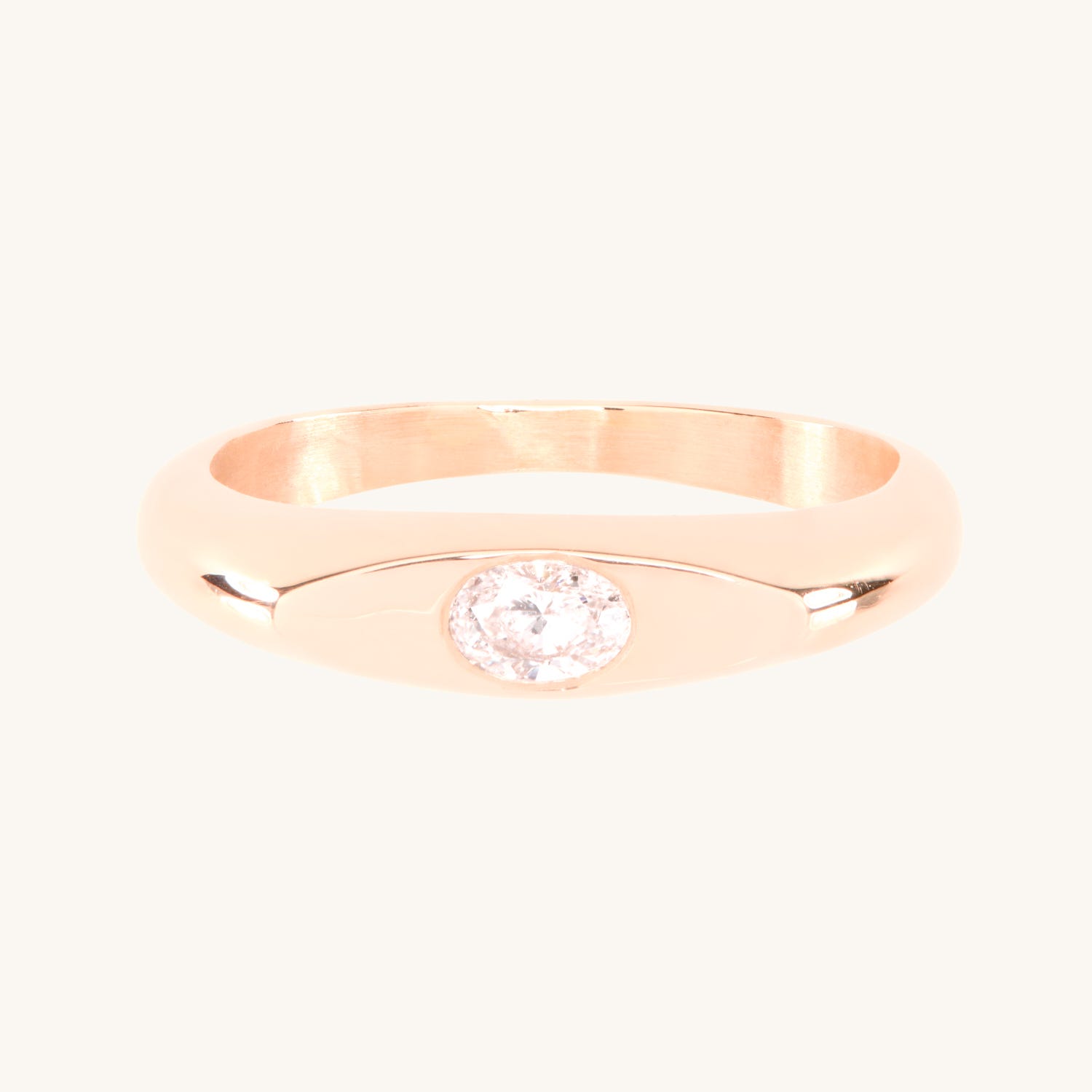 Stowe Diamond Signet Ring