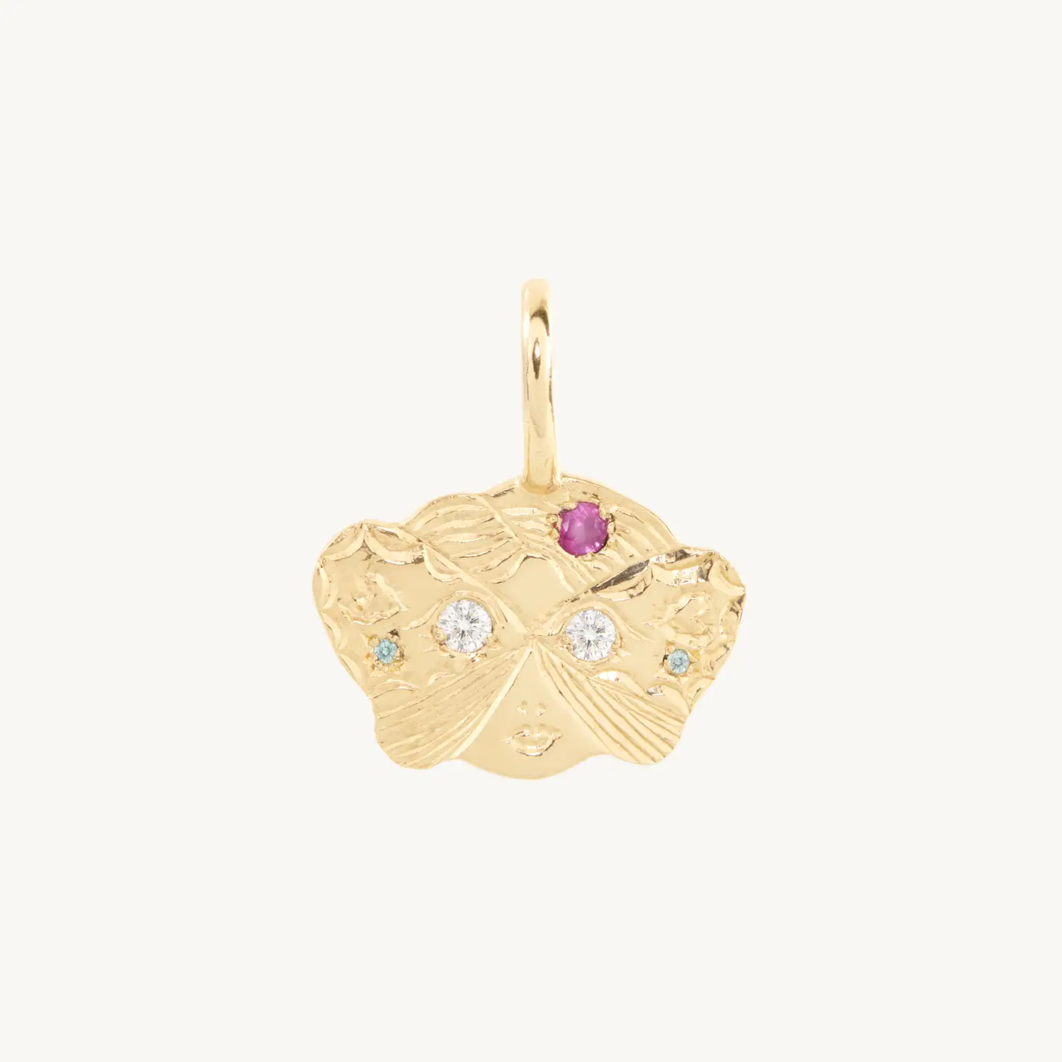 Butterfly Face Charm