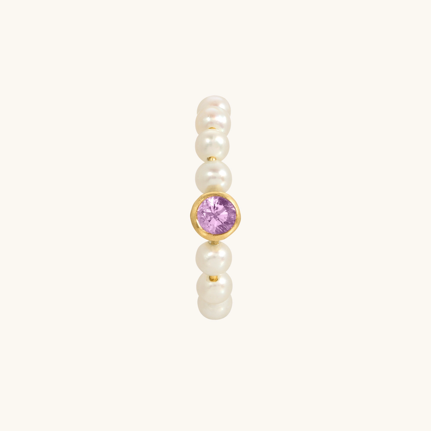 Cupid's Bow Earring, Sapphire (single) - Image 6