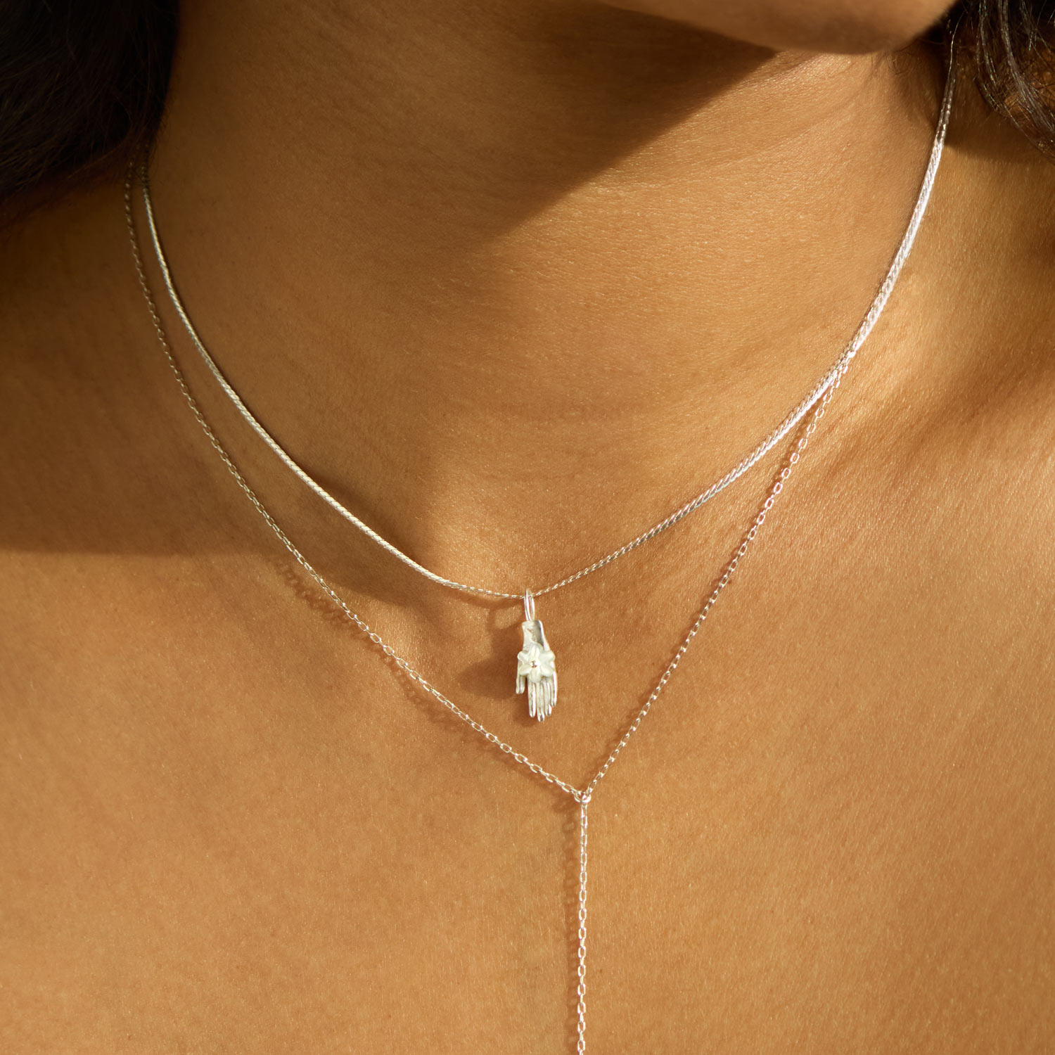 Night Blooming Jasmine Silver Charm - Image 7