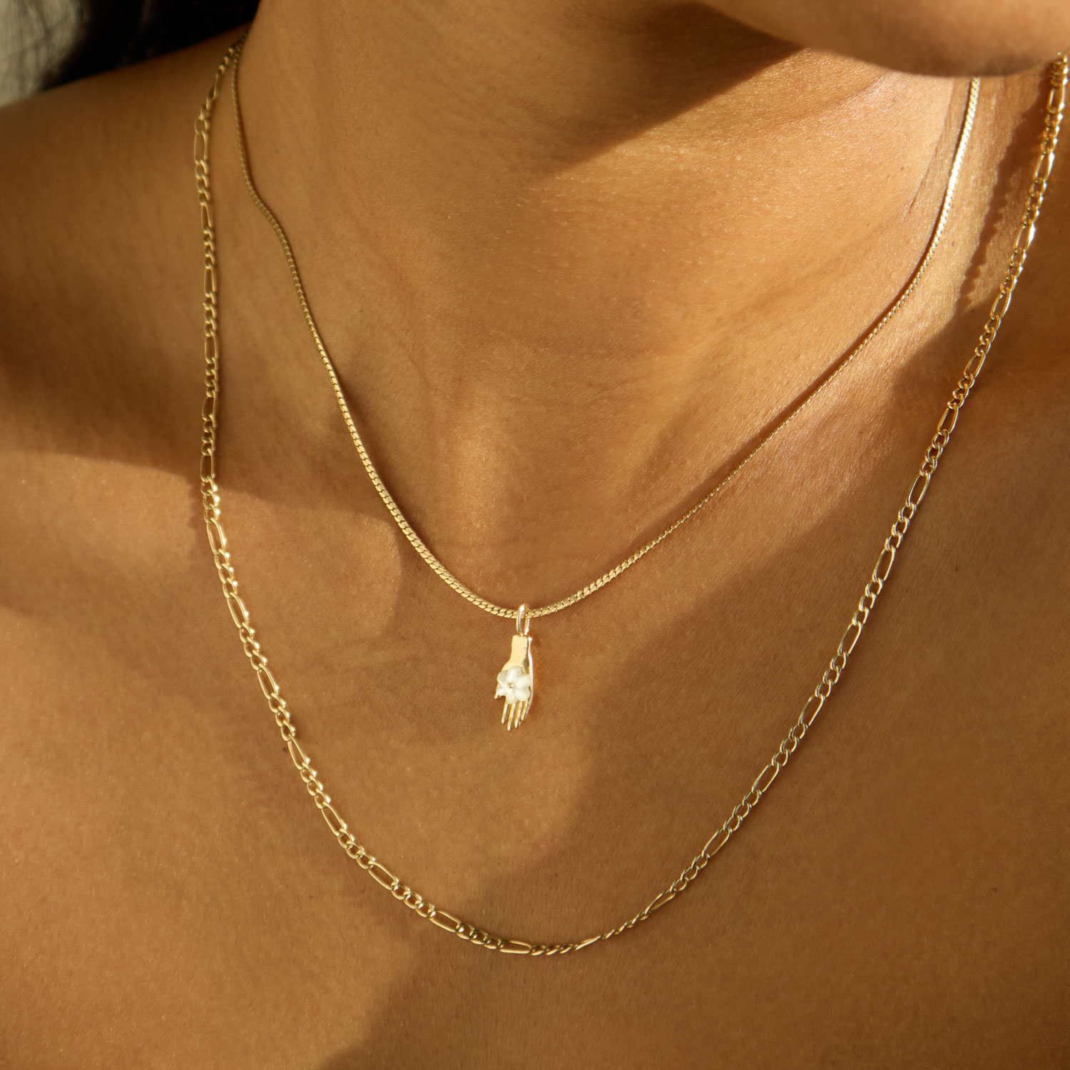 Night Blooming Jasmine Gold Charm - Image 7