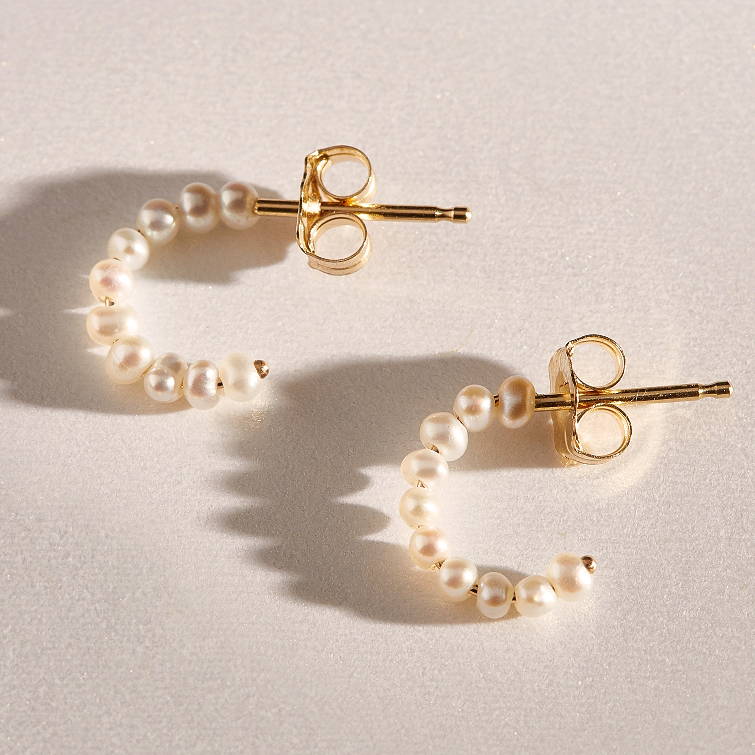 Baby Pearl Hoop Earring (single) - Image 10