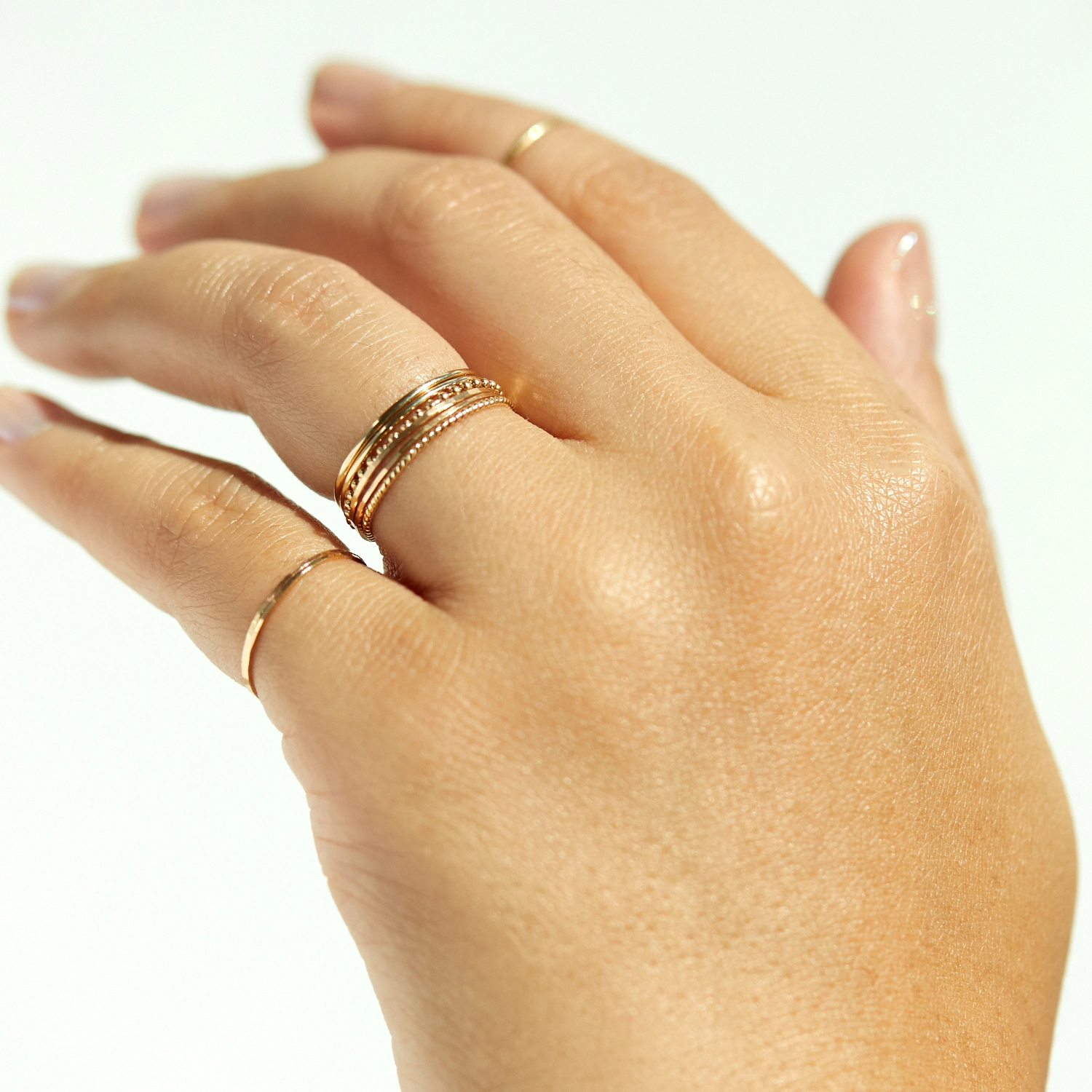 Little Disco Gold Chain Ring - Image 7