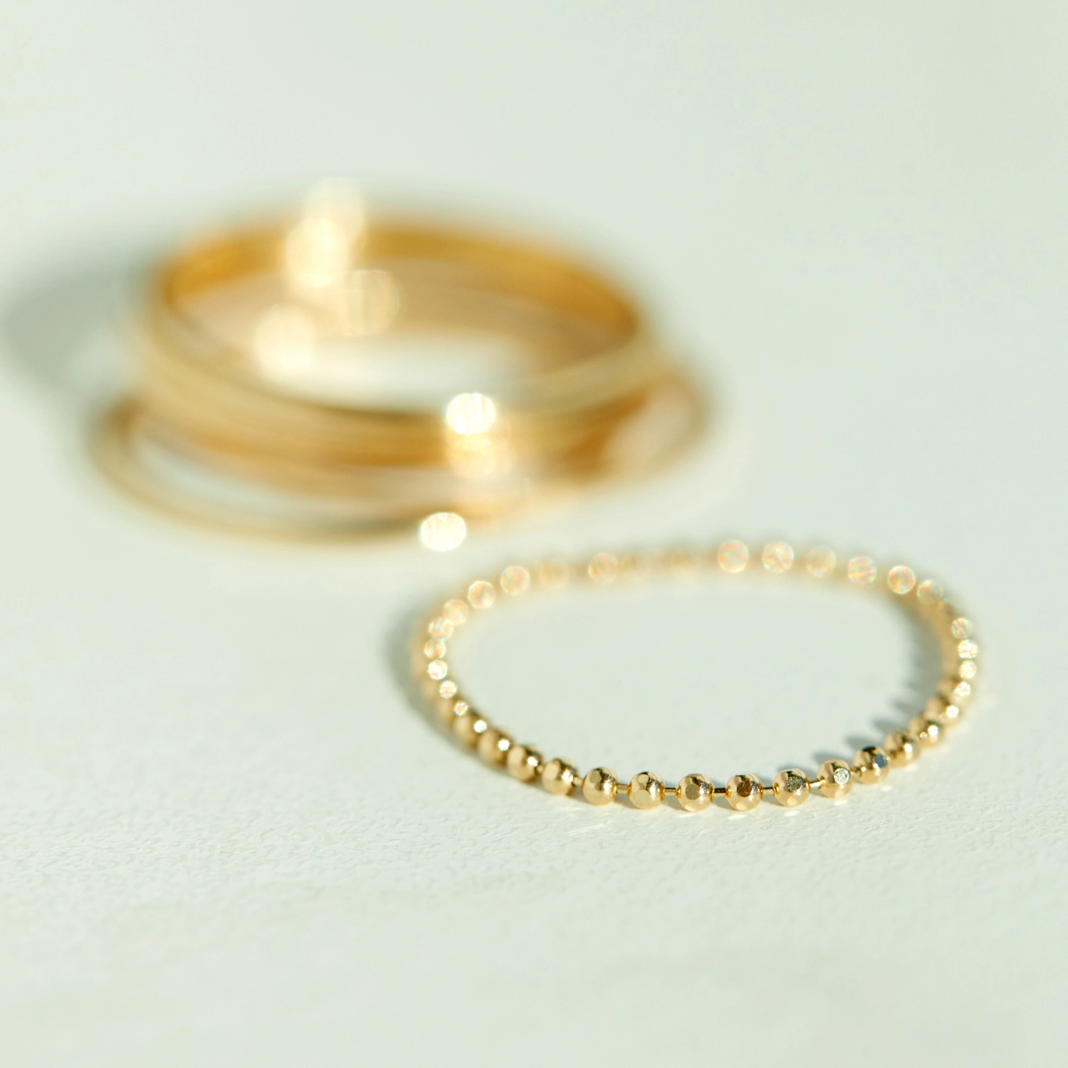 Little Disco Gold Chain Ring - Image 8