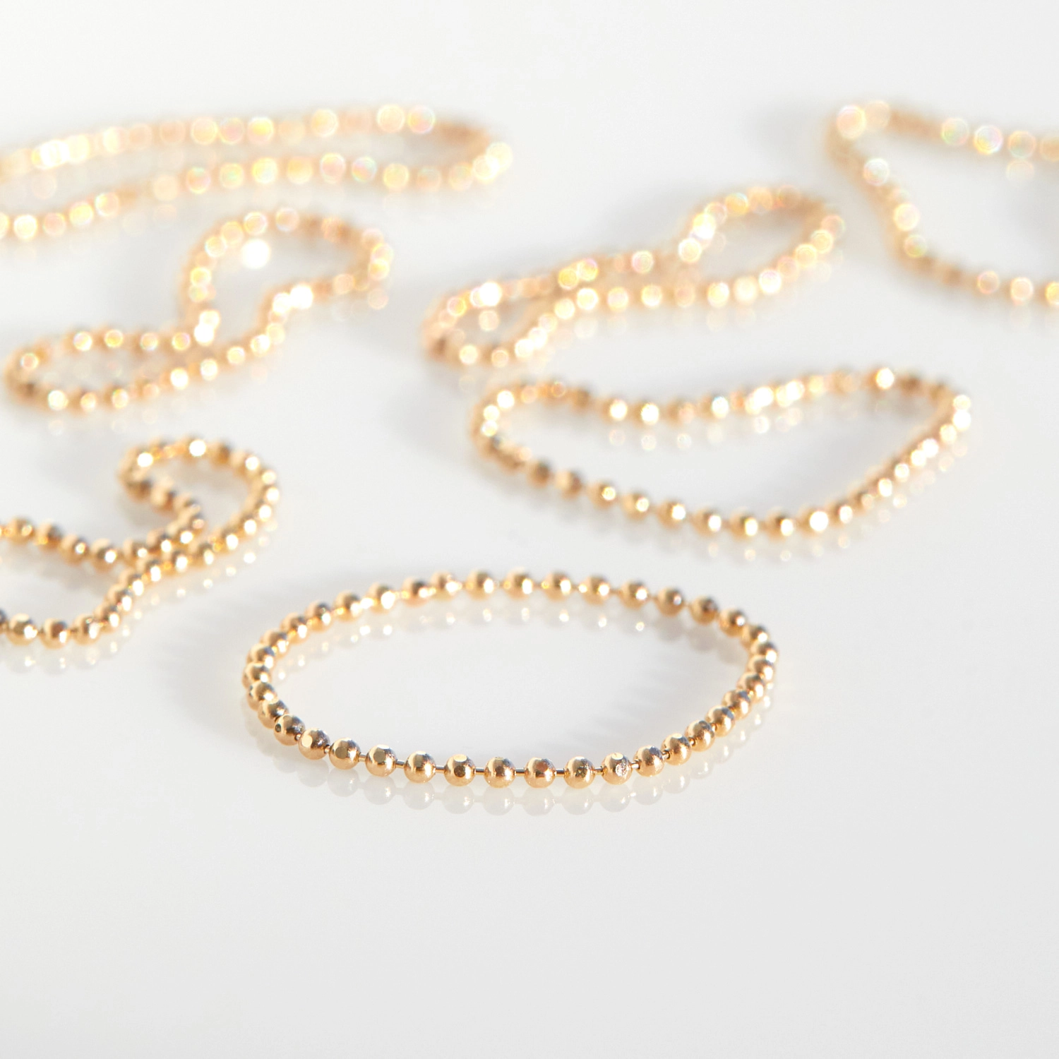 Little Disco Gold Chain Ring - Image 9