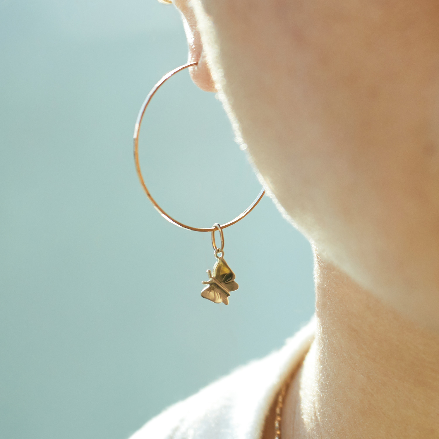 Little Butterfly Gold Charm - Image 5