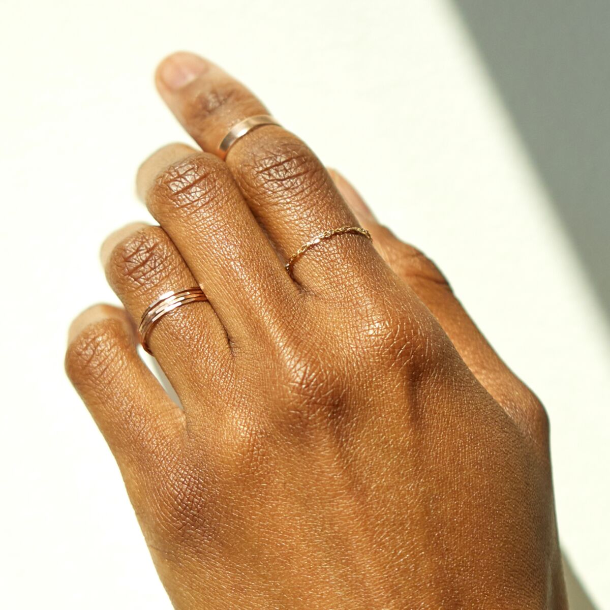 Sweet Nothing Gold Chain Ring - Image 3