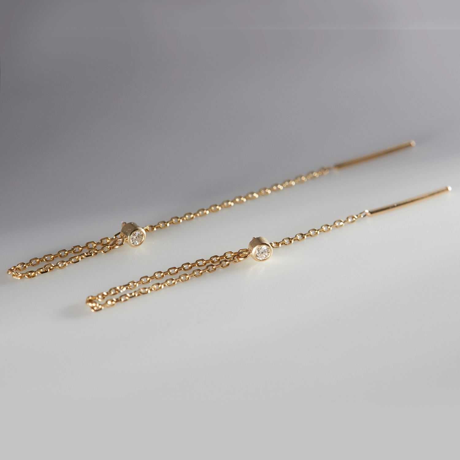 Diamond Greco Lariat Earring (single) - Image 11