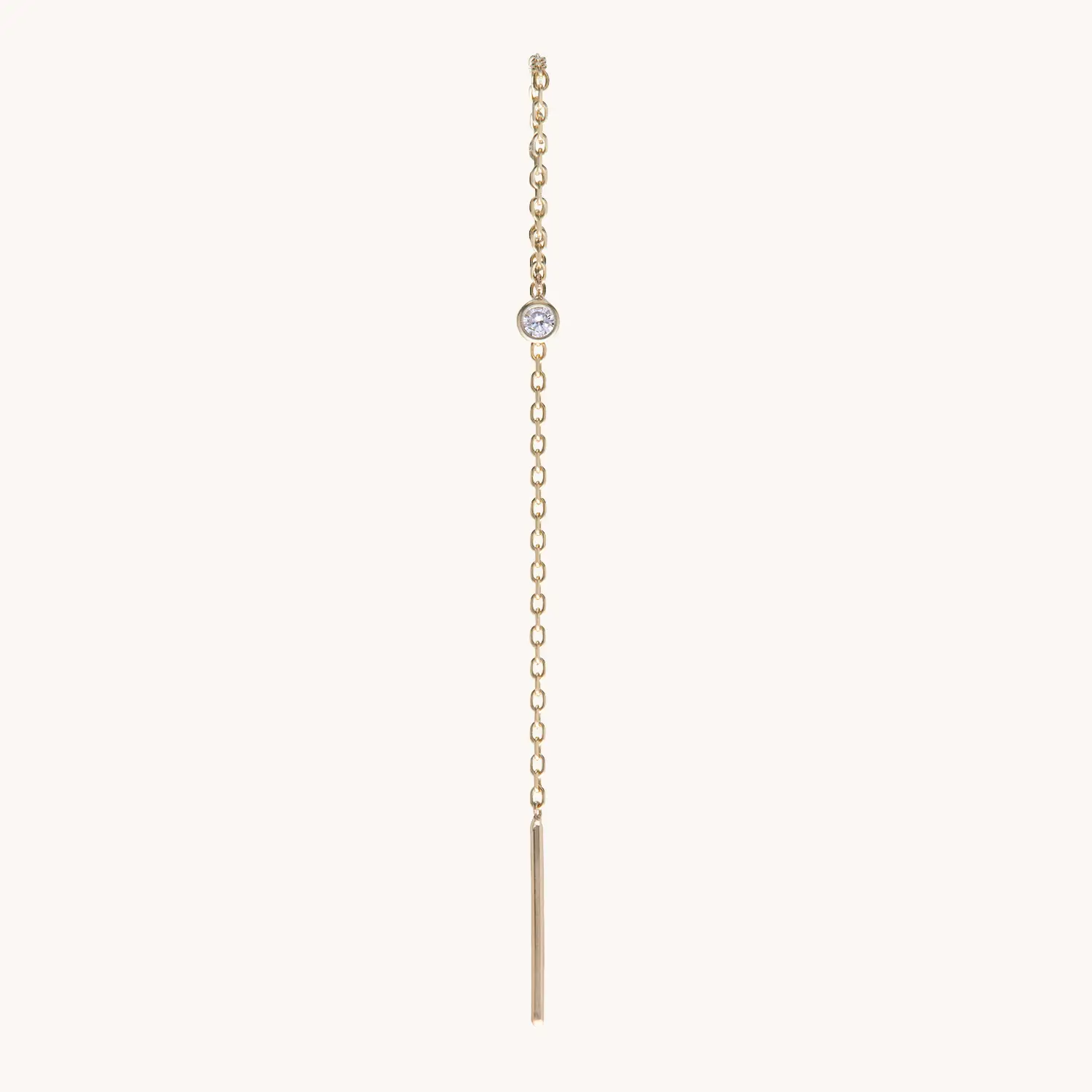 Diamond Greco Lariat Earring (single)