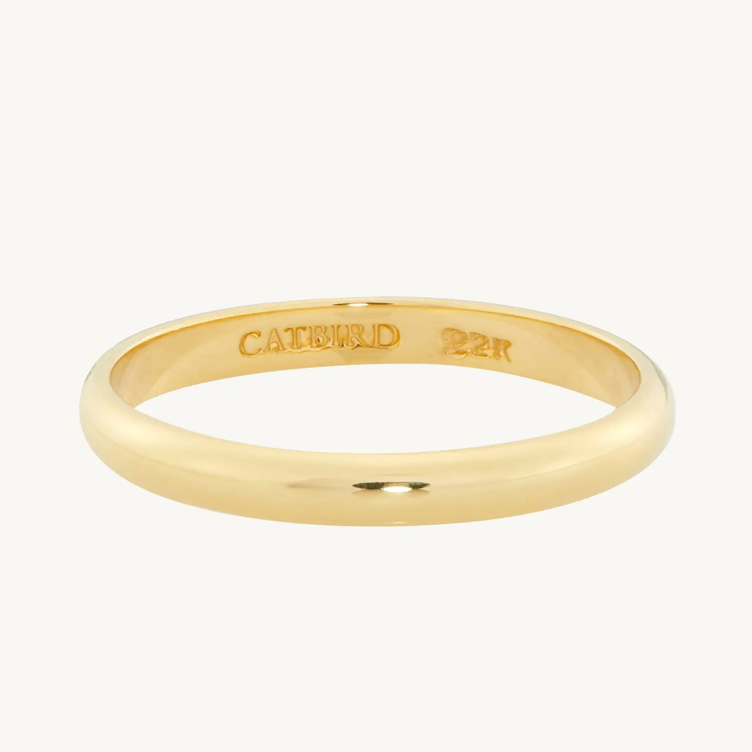 Old World Catbird Classic Wedding Band