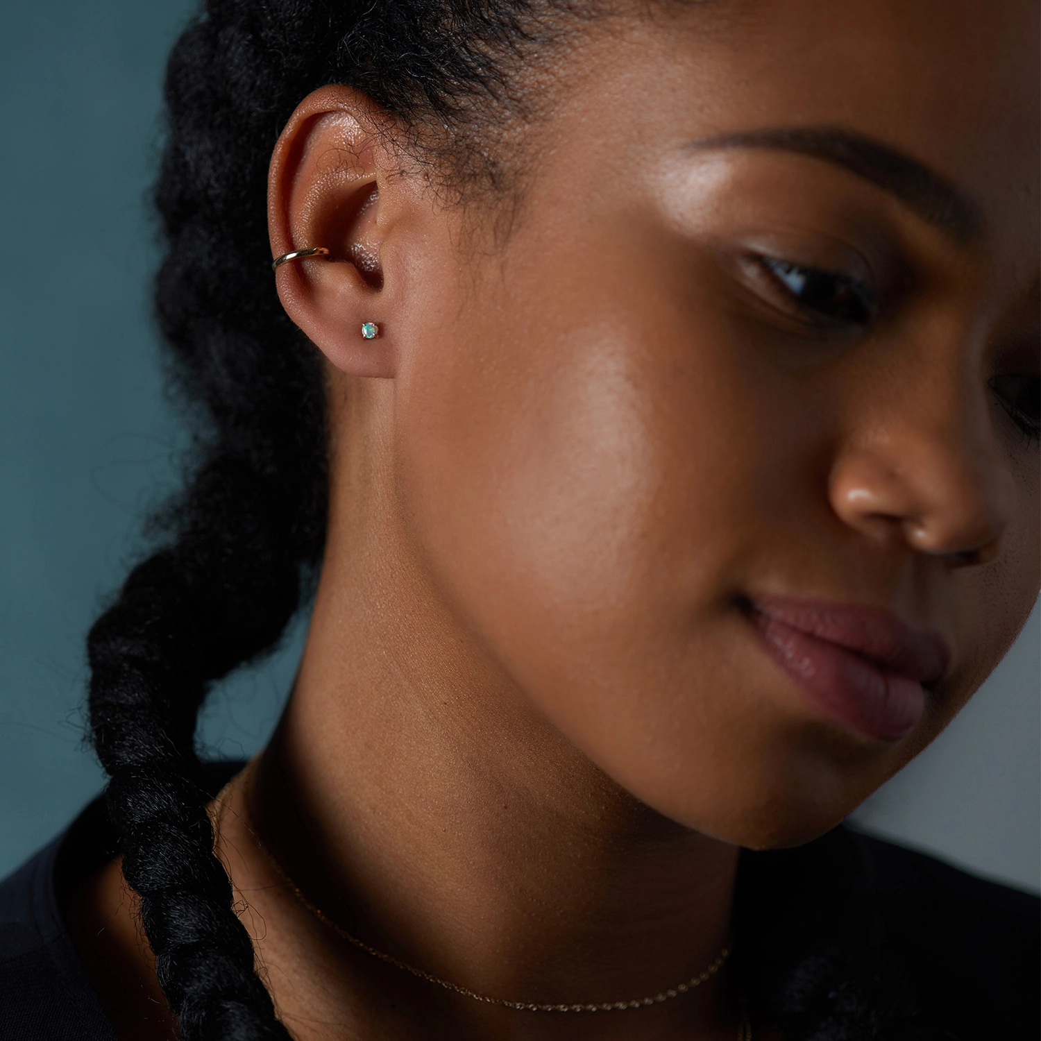 Slumberous Light Opal Stud (single) - Image 3
