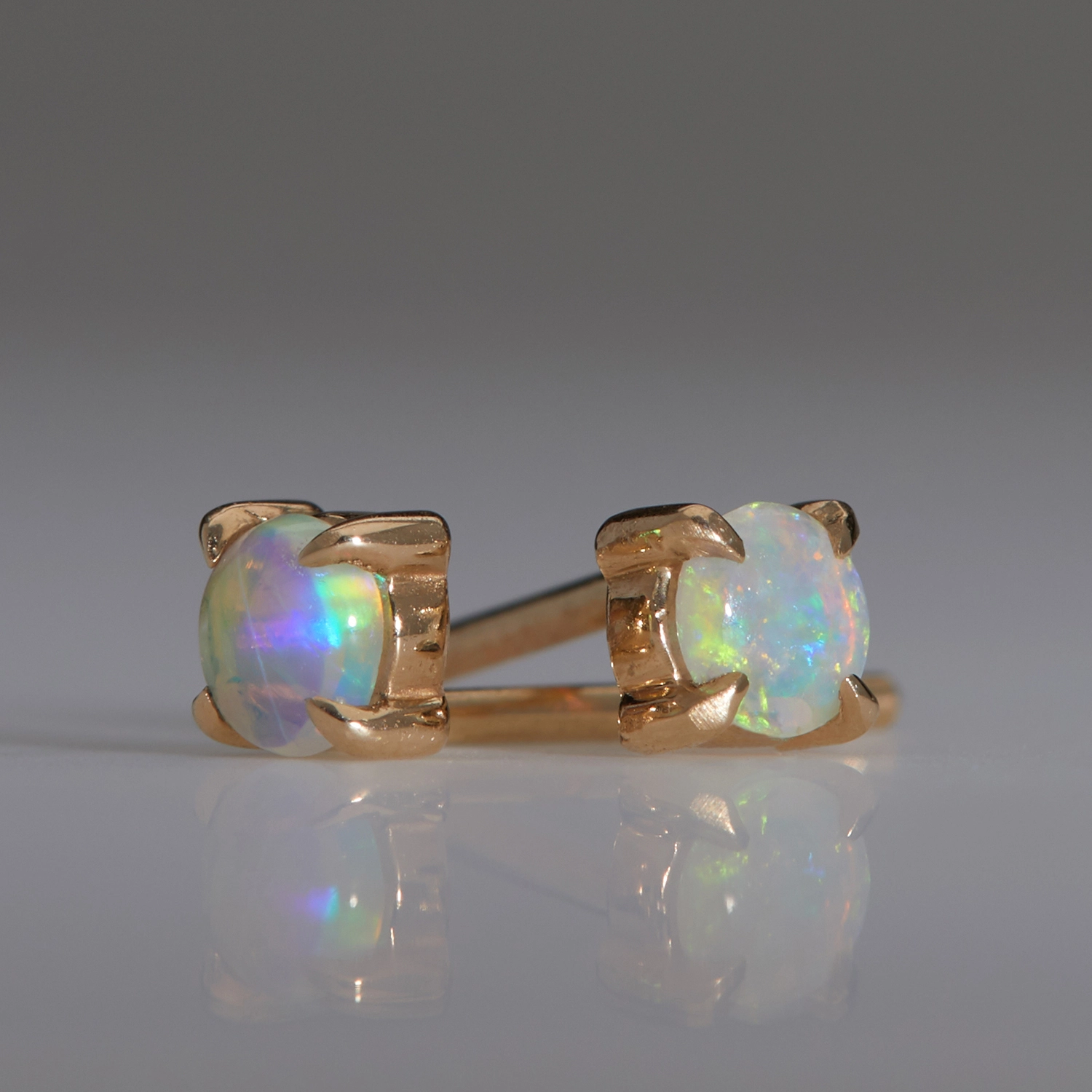 Slumberous Light Opal Stud (single) - Image 8