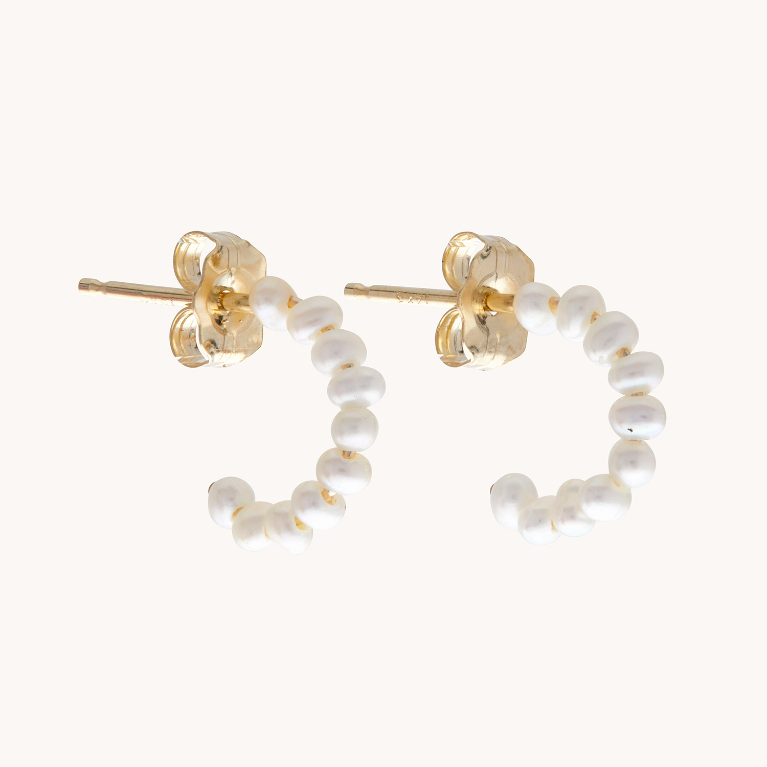 Baby Pearl Hoop Earring (single) - Image 13