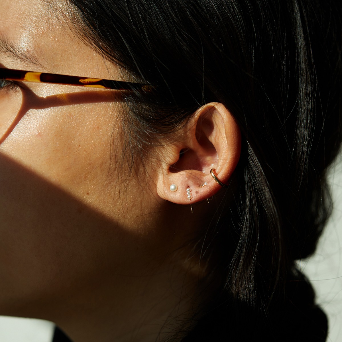 Classic Pearl Stud (single) - Image 4
