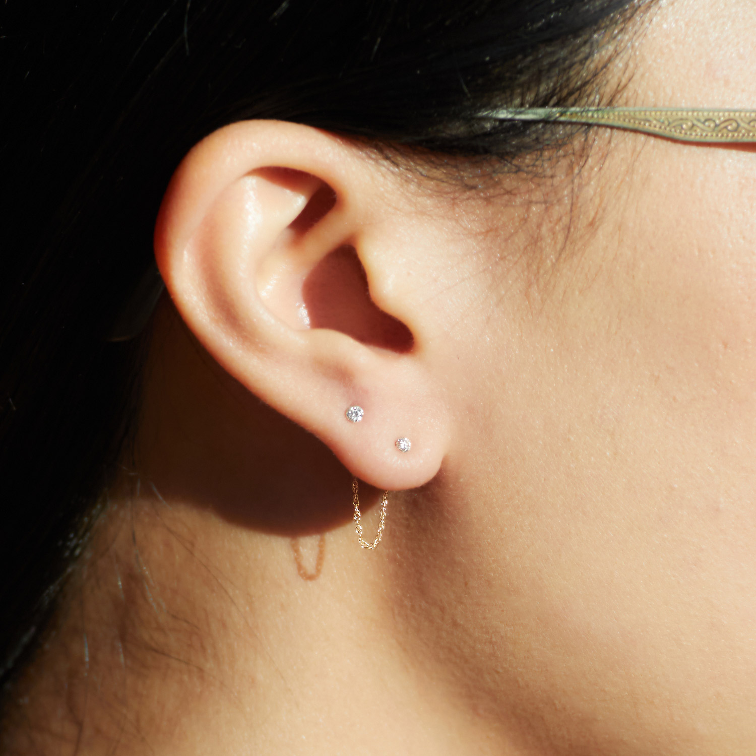 Diamond Pinprick Stud (single) - Image 7