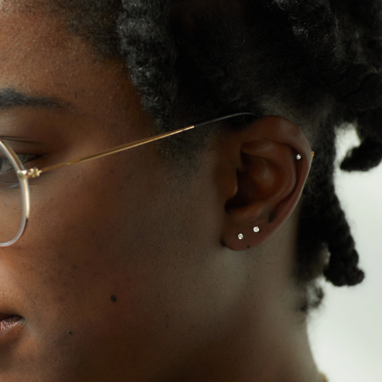 Diamond Pinprick Stud (single) - Image 5